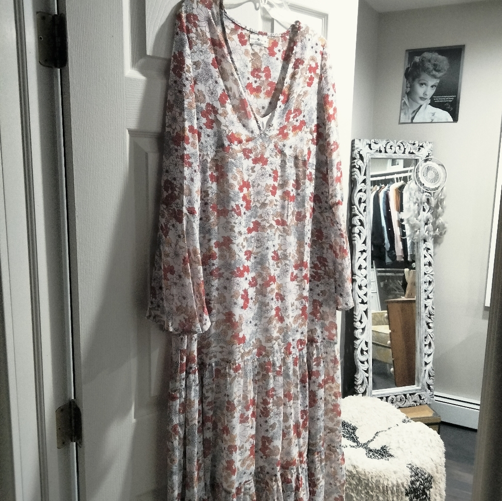 NATURAL LIFE DRESS W SLIP EUC
